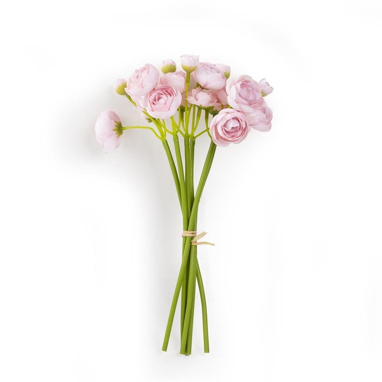 Blush Ranunculus Faux Flower Bundle