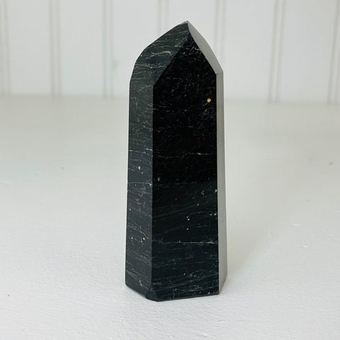 Brazillian Obsidian Crystal Tower - Stone of Protection