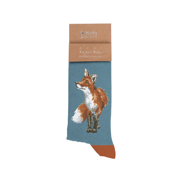 Bright Eyed And Bushy Tailed Fox Men's Socks