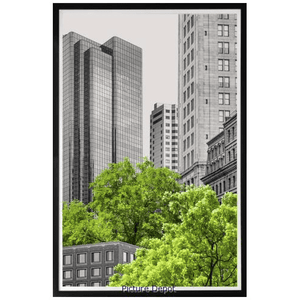 Building The Green Tree I - Framed Print