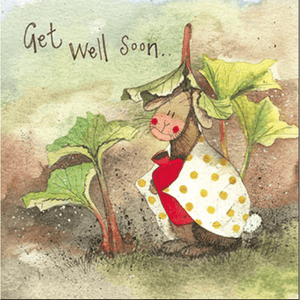 Bunny Bottle - Greeting Card - Get Well Soon