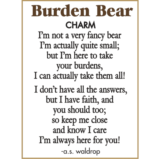 Burden Bear - Bear Charm