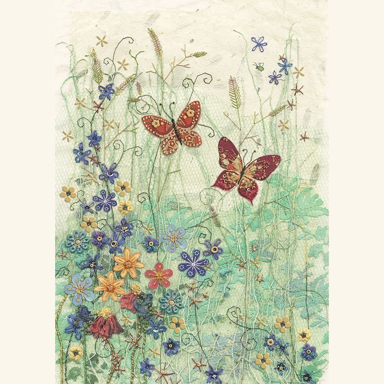 Butterfly Meadow - Greeting Card - Blank