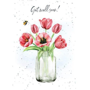 Buzzing - Greeting Card - Get Well Soon