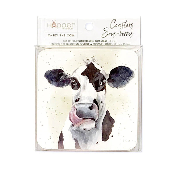 Casey The Cow Coasters - Set of 4