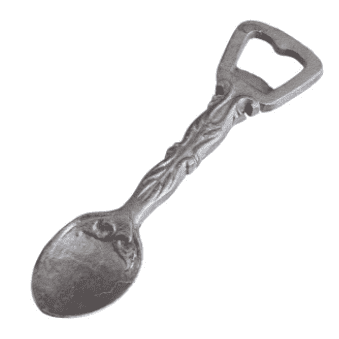 Cast Iron Spoon Bottle Opener