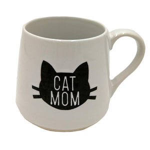 Cat Mom Fat Bottom Mug