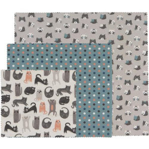 Cats Beeswax Wrap
