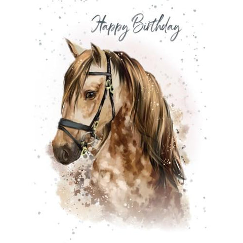 Celebrating Horse - Greeting Card - Birthday