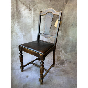 Chair with Leather Seat