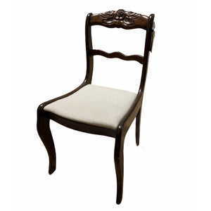 Chair with Linen Seat