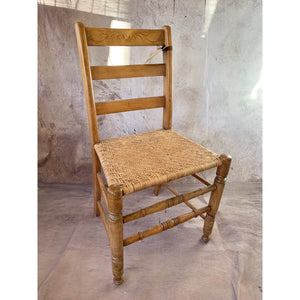 Chair With Woven Seat