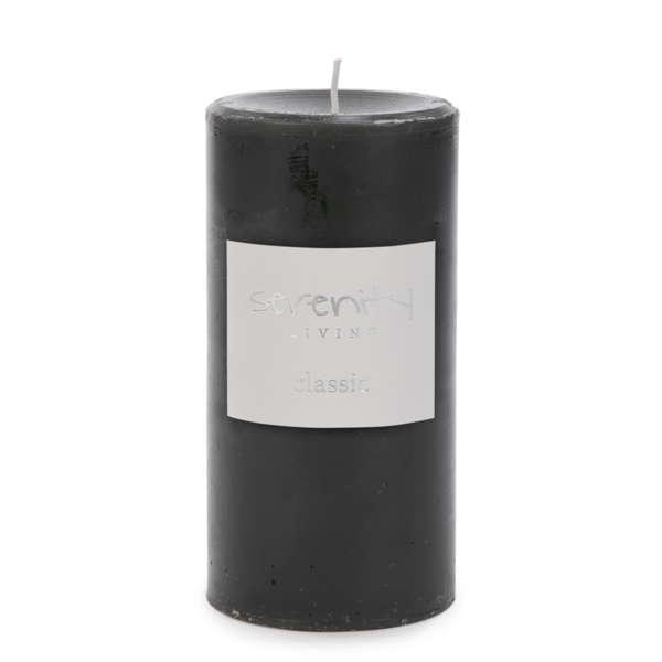 Charcoal Pillar Candle