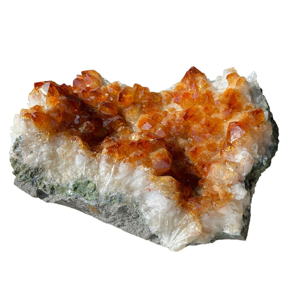Citrine Druzy - Large, Dark Crystal Cluster - The Success Stone