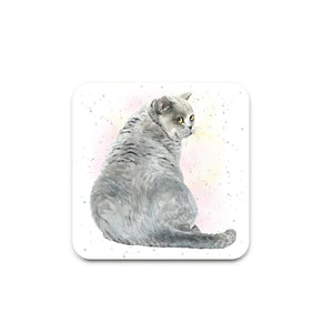 Clarice The Cat Coasters - Set of 4