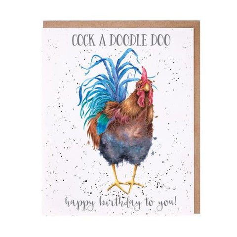 Cock A Doodle Doo - Greeting Card - Birthday