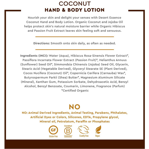 Coconut Hand & Body Lotion
