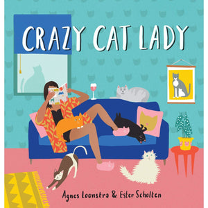 Crazy Cat Lady - Hardcover Book