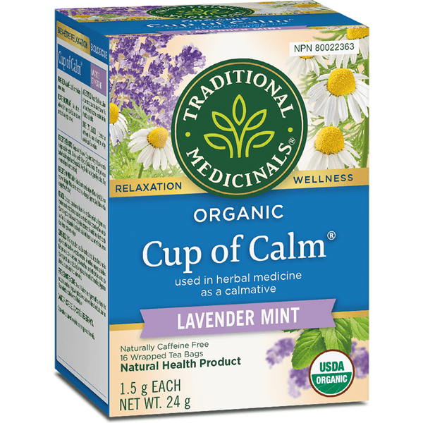 Cup Of Calm Bagged Organic 'Traditional Medicinals' Tea
