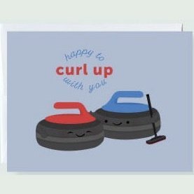 Curl Up - Greeting Card - Anniversary