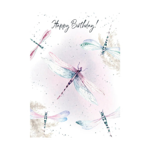 Dazzling Dragonfly - Greeting Card - Birthday