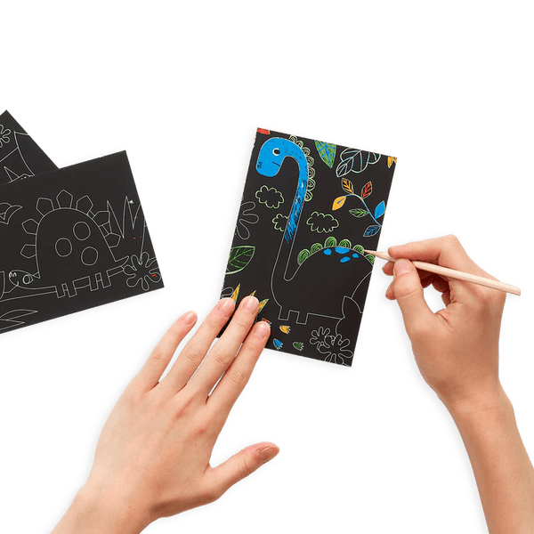 Dino Days Scratch & Scribble Mini Scratch Art Kit