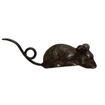 Distressed Finish Metal Mouse