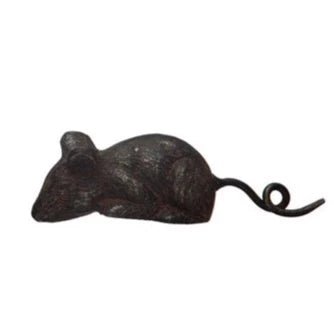 Distressed Finish Metal Mouse