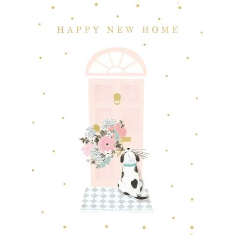 Doggie Greeting - Greeting Card - New Home