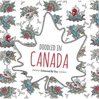 Doodled In Canada Colouring Book