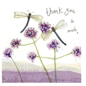 Dragonflies - Greeting Card - Thank You