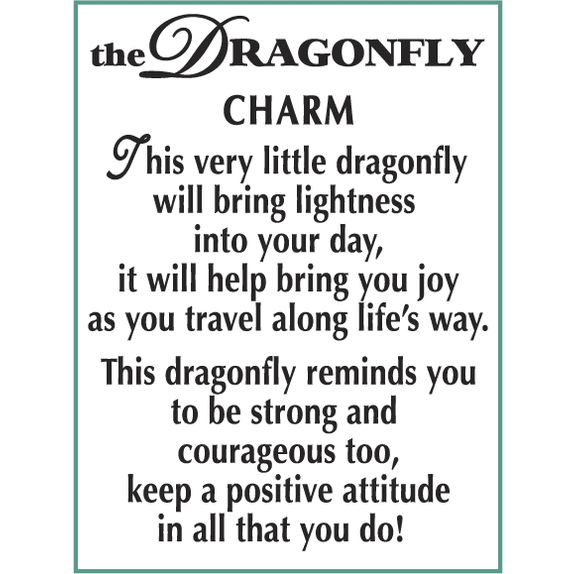 Dragonfly Charm