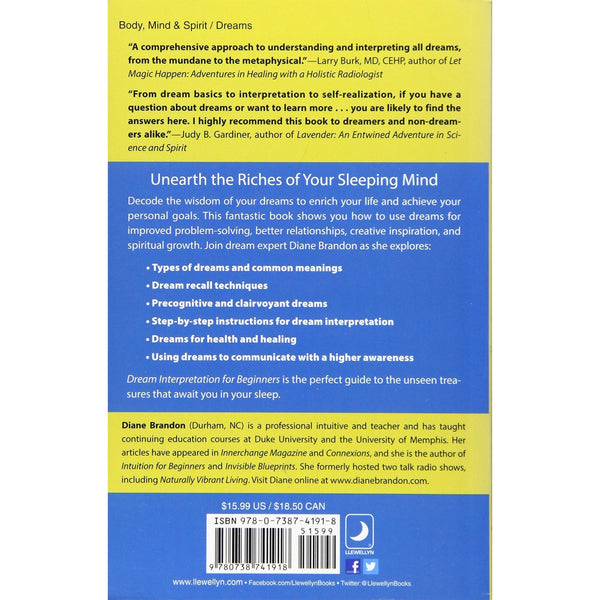 Dream Interpretation For Beginners - Paperback Book