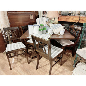 Duncan Phyfe Dining Table With 4 Chairs