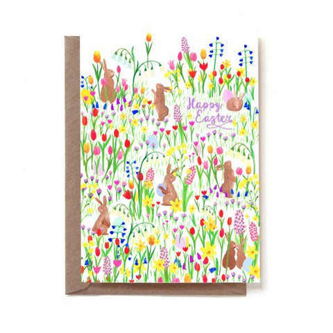 Easter Bunnies - Greeting Card - Easter