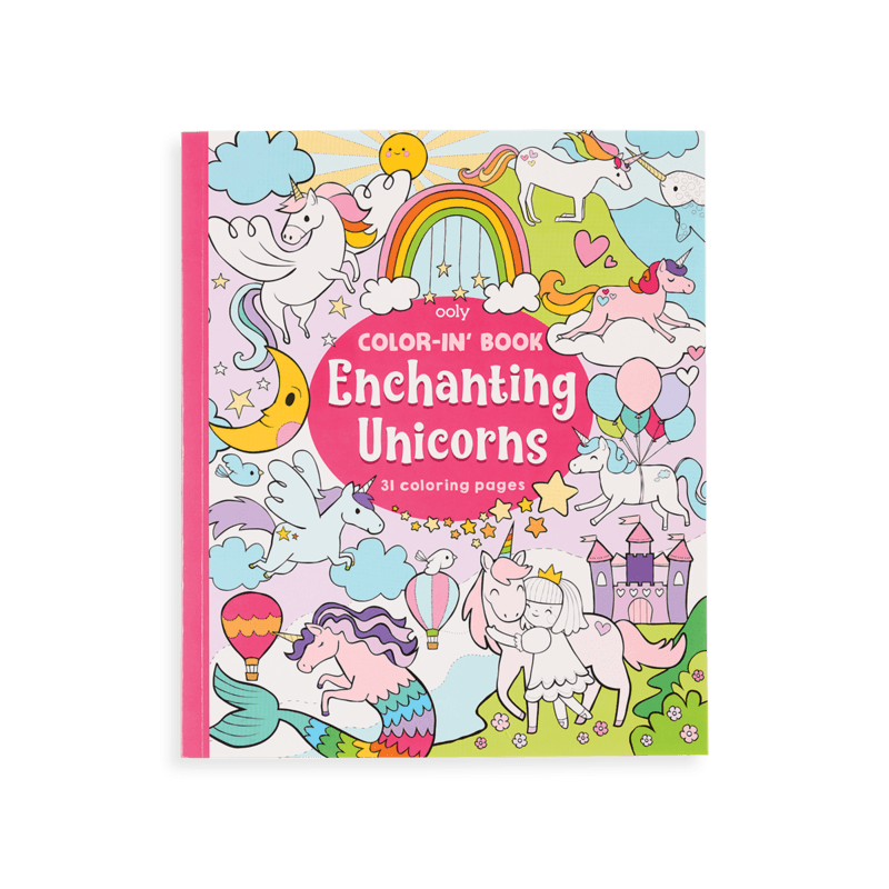 Enchanting Unicorns Colouring Book