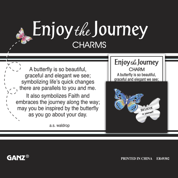 Enjoy the Journey Butterfly Charm