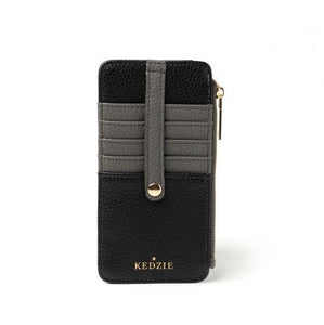 Essentials Only Zippered Wallet in Vegan Leather