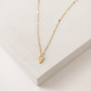 Everly Heart Stud Necklace