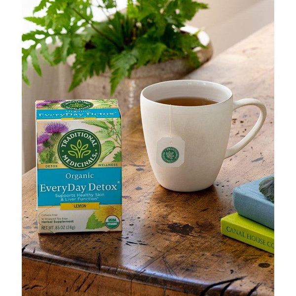 Every Day Detox Lemon Bagged Organic 'Traditional Medicinals' Tea
