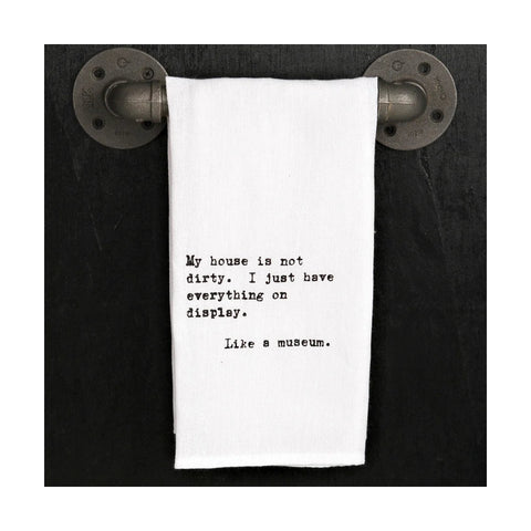 Everything On Display - Witty Tea Towel