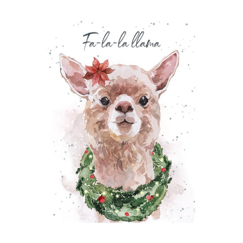 Fa-la-la Llama - Greeting Card - Christmas