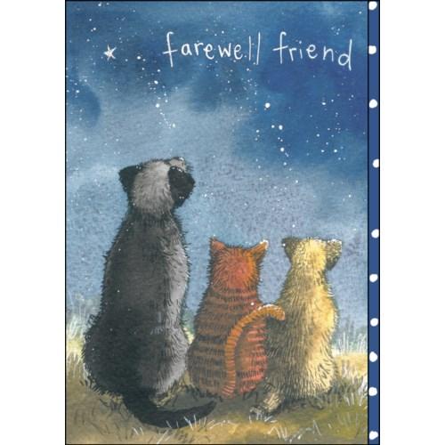Farewell Friend - Greeting Card - Pet Sympathy