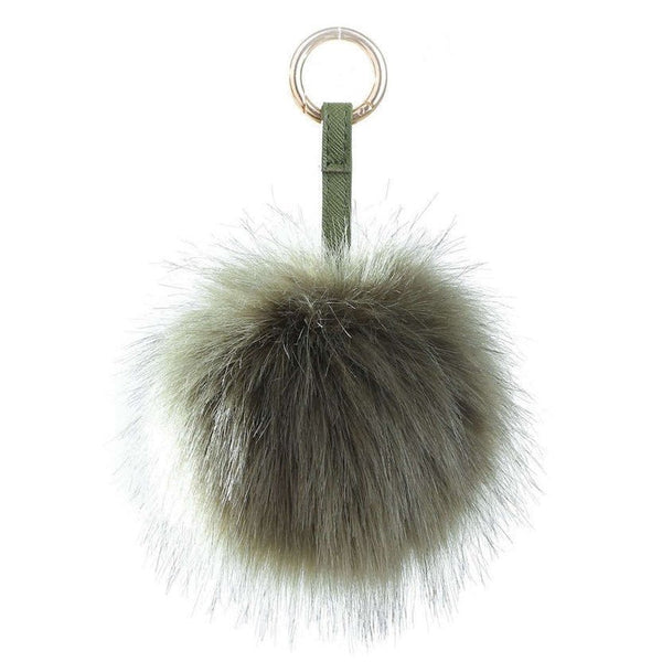 Faux Fur Bag Charm / Keychain