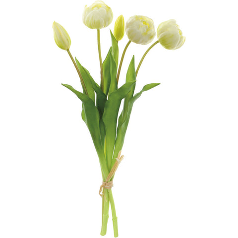 Faux White Tulip Bouquet