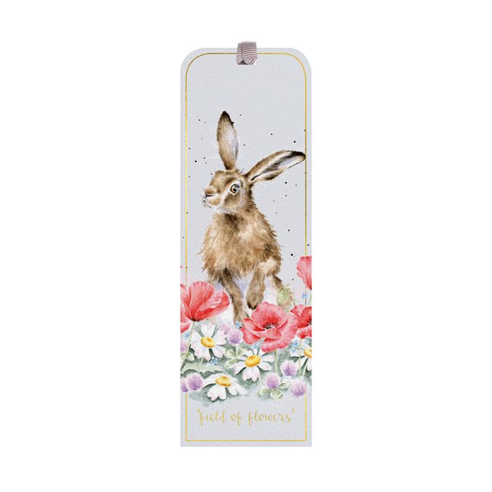 Field Of Flowers Hare Bookmark