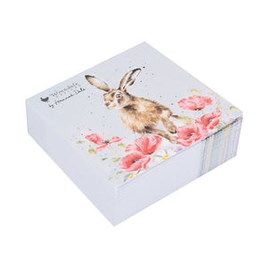 Filed Of Flowers Hare Sticky Notes