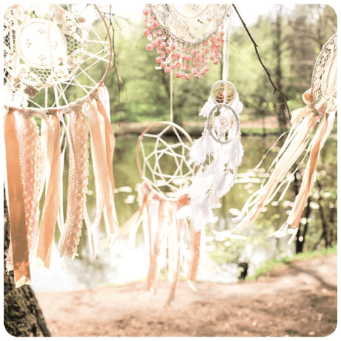 Floating Dream Catchers - Greeting Card - Blank