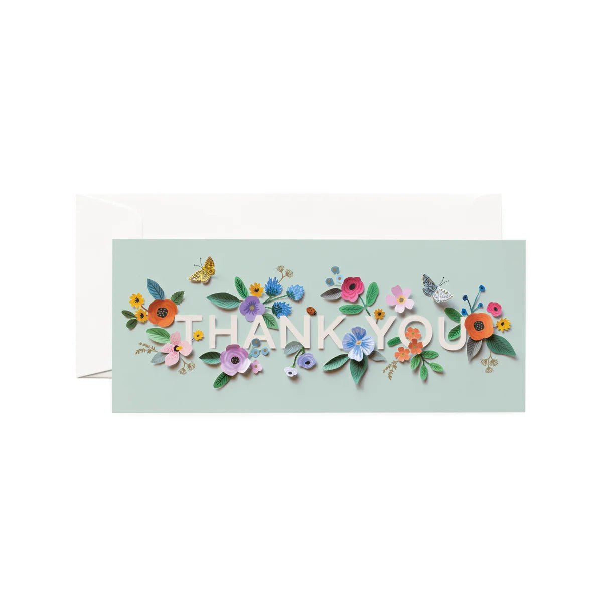 Floral Thank You - Greeting Card - Thank You