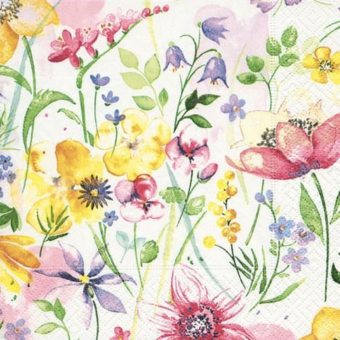 Flower Meadow - Paper Napkins